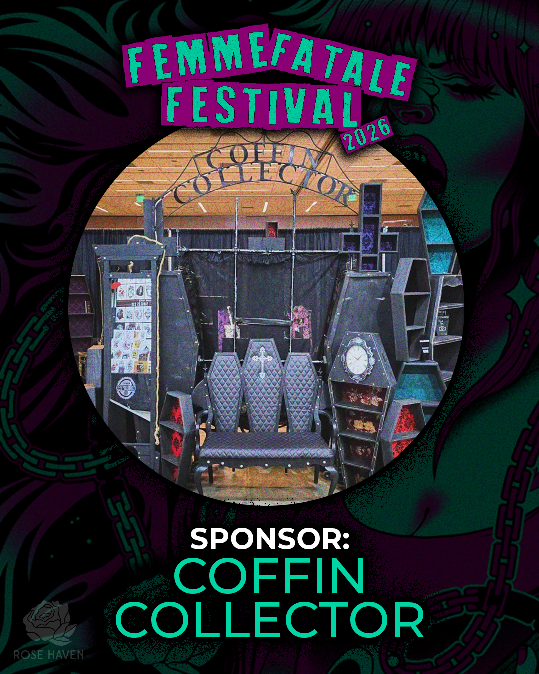 Coffin Collector Femme Fatale Fest Sponsor