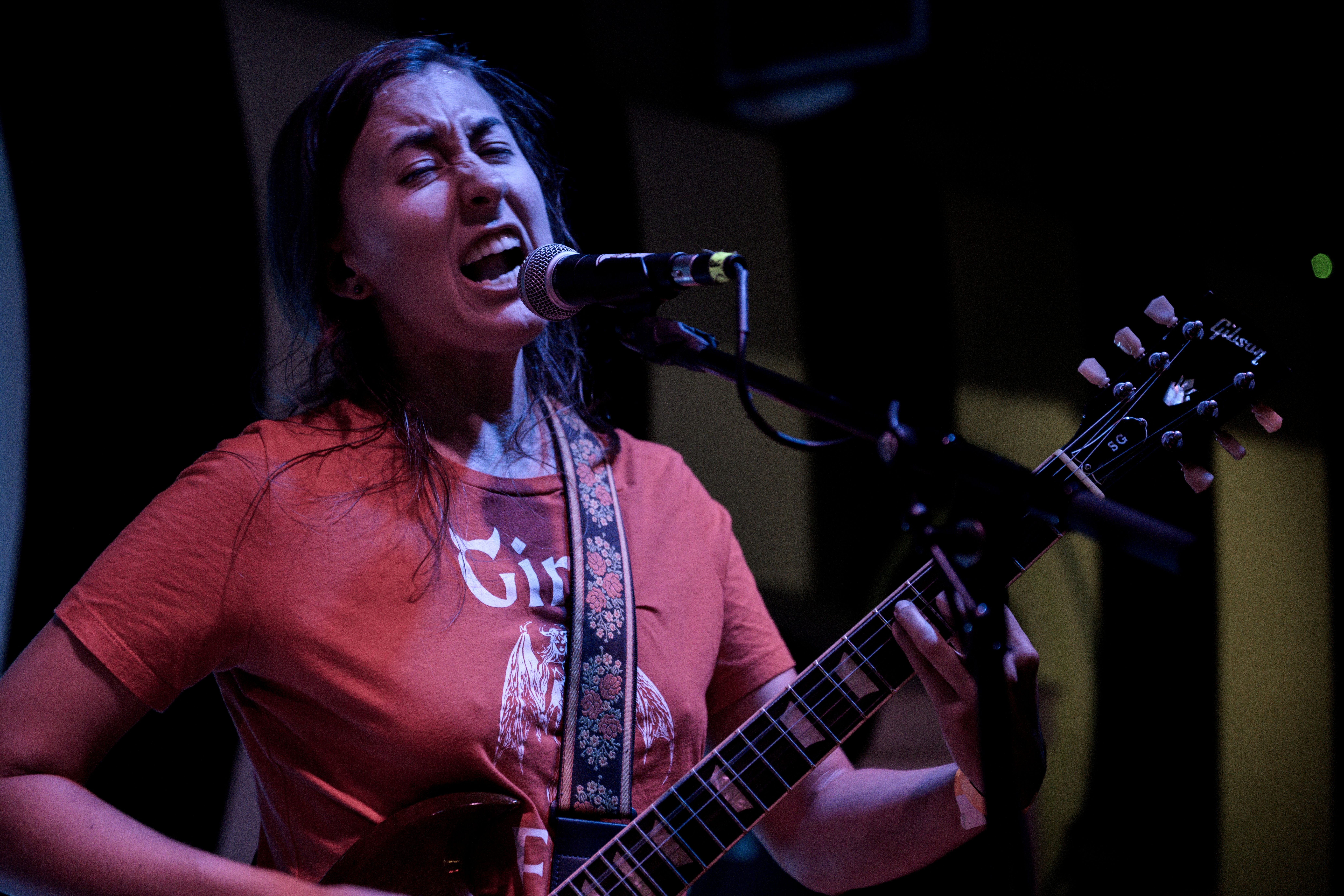 Crowd cheering at Femme Fatale Fest
